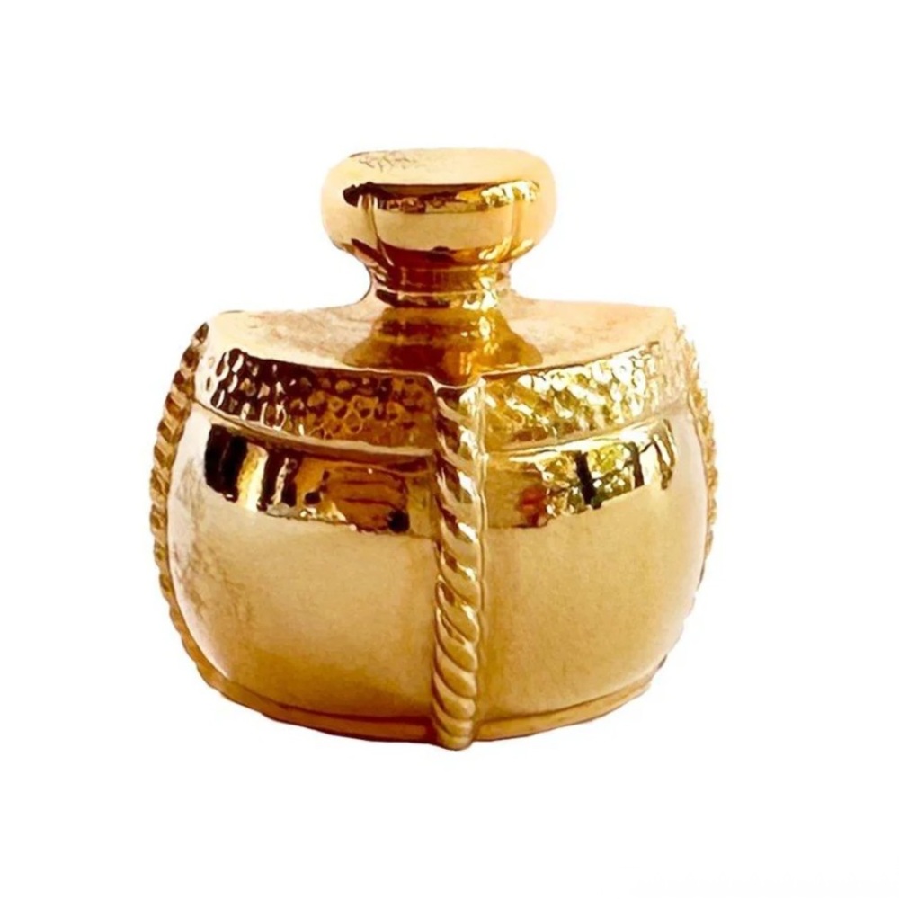 Yves Saint Laurent Gold Bottle Brooch